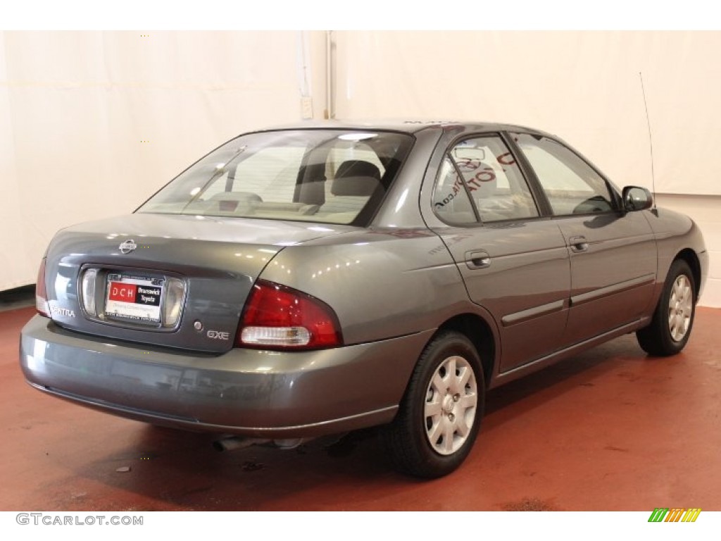 2000 Sentra GXE - Charcoal Mist Metallic / Stone photo #6