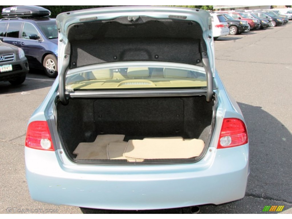 2007 Civic Hybrid Sedan - Opal Silver Blue Metallic / Ivory photo #11