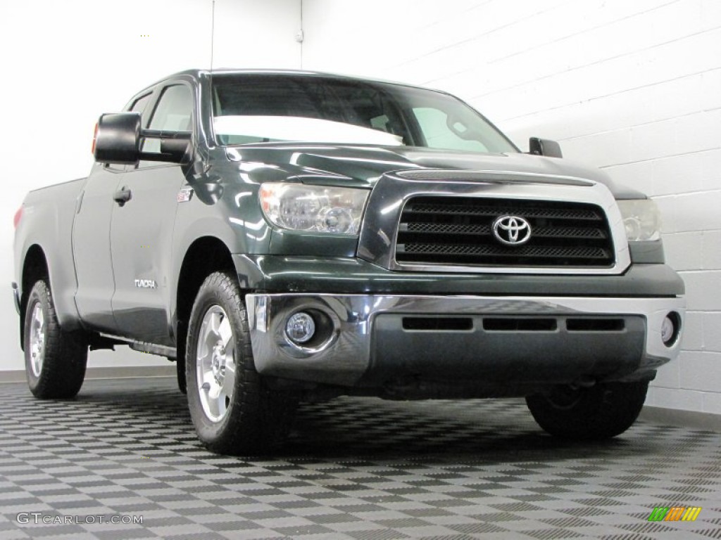 2007 Tundra SR5 Double Cab 4x4 - Timberland Mica / Graphite Gray photo #1