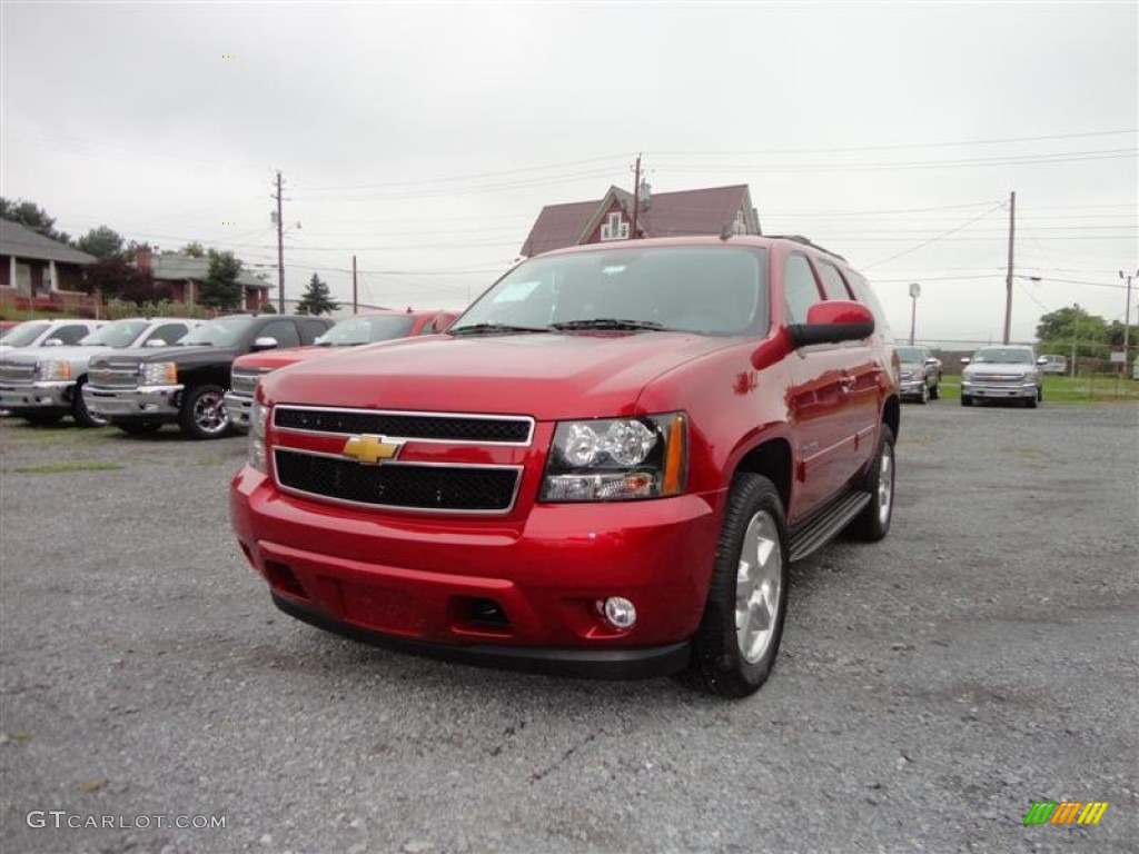 2013 Tahoe LT 4x4 - Crystal Red Tintcoat / Ebony photo #2