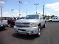 2012 Silver Ice Metallic Chevrolet Silverado 2500HD LTZ Crew Cab 4x4  photo #2