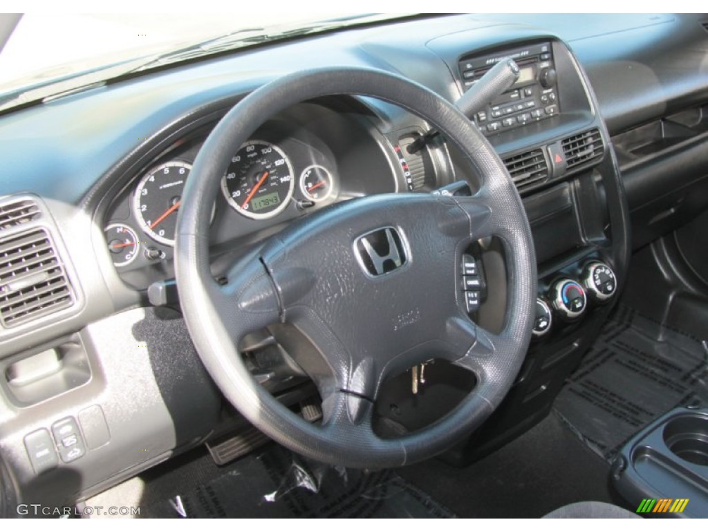 2002 CR-V EX 4WD - Eternal Blue Pearl / Black photo #12