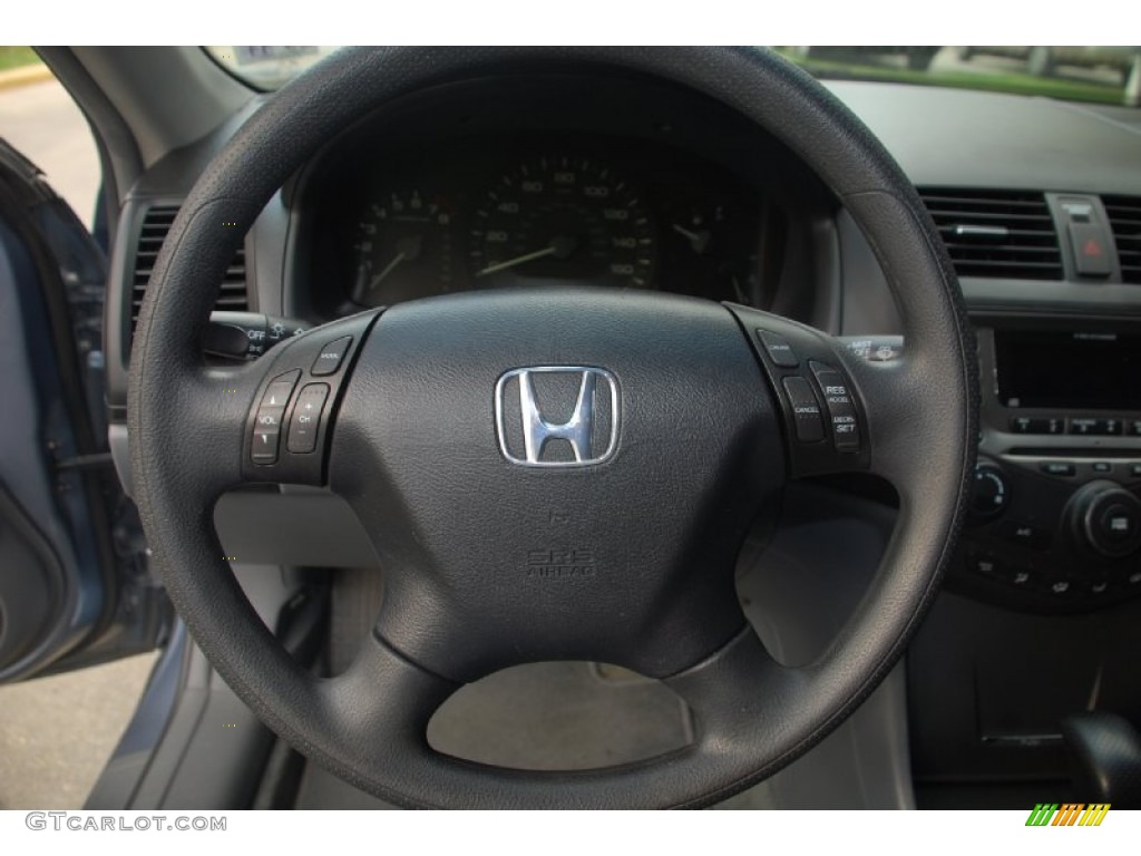 2007 Accord SE V6 Sedan - Cool Blue Metallic / Gray photo #14