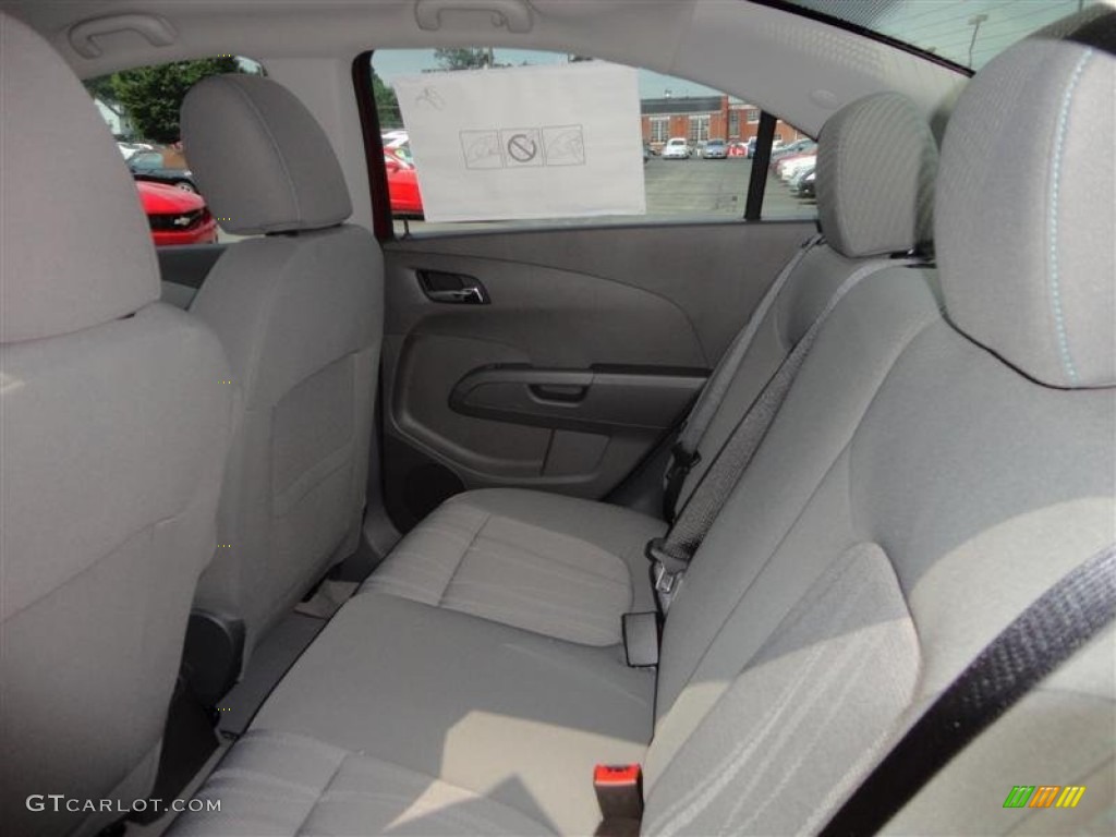 Dark Pewter/Dark Titanium Interior 2012 Chevrolet Sonic LT Sedan Photo #69225615