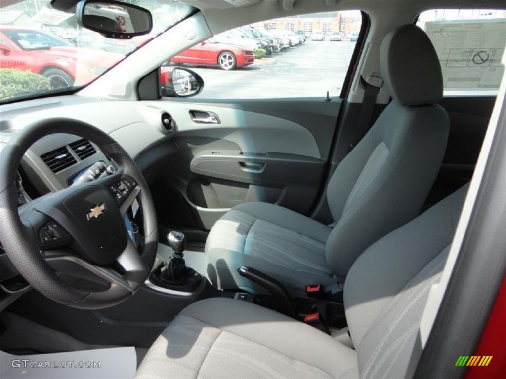 Dark Pewter/Dark Titanium Interior 2012 Chevrolet Sonic LT Sedan Photo #69225620