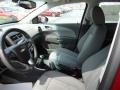2012 Chevrolet Sonic Dark Pewter/Dark Titanium Interior Front Seat Photo