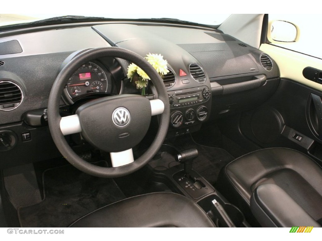 2006 New Beetle 2.5 Convertible - Mellow Yellow / Black photo #7