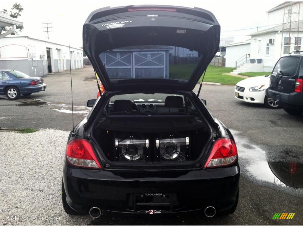 2006 Tiburon GS - Obsidian Black / Black photo #10
