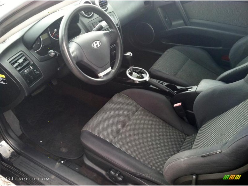 Black Interior 2006 Hyundai Tiburon GS Photo #69225984