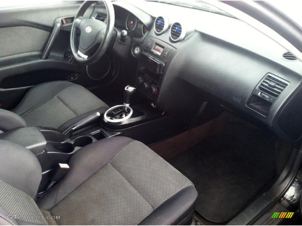 Black Interior 2006 Hyundai Tiburon GS Photo #69226002