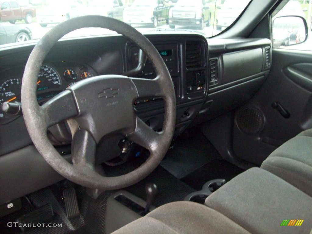 2003 Silverado 2500HD Regular Cab 4x4 - Dark Green Metallic / Dark Charcoal photo #8