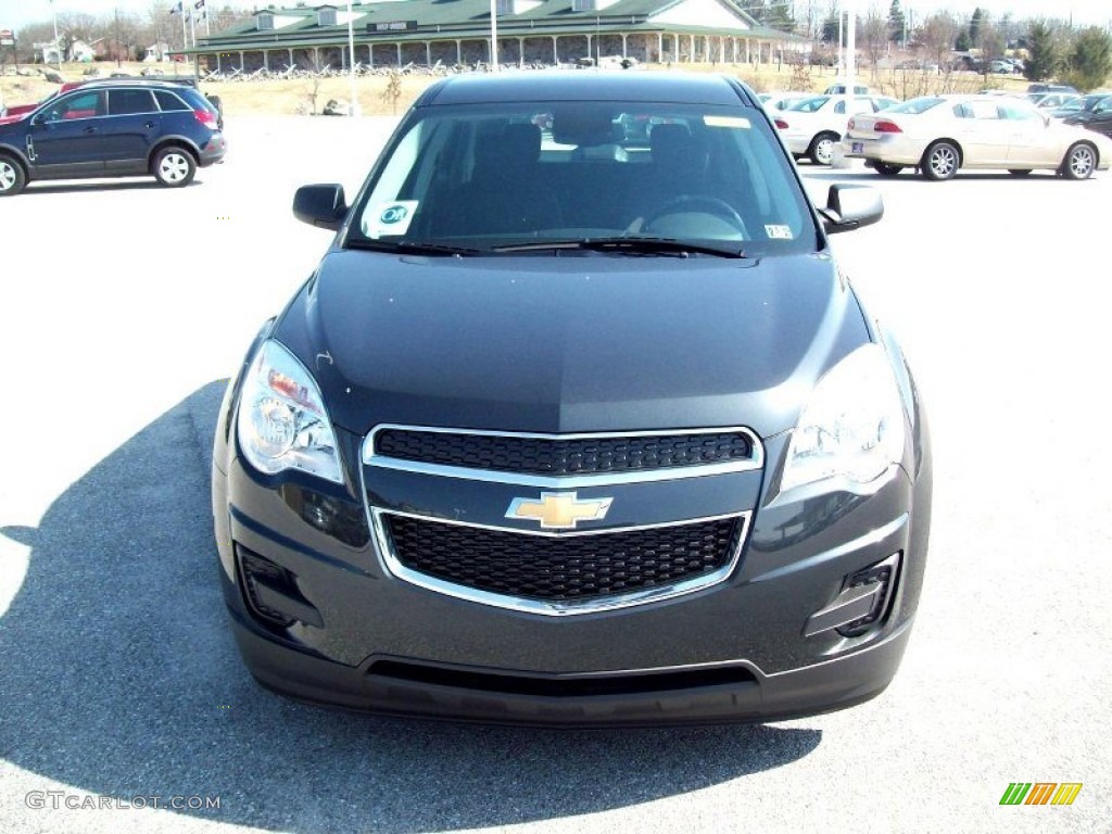 2012 Equinox LS - Ashen Gray Metallic / Jet Black photo #14