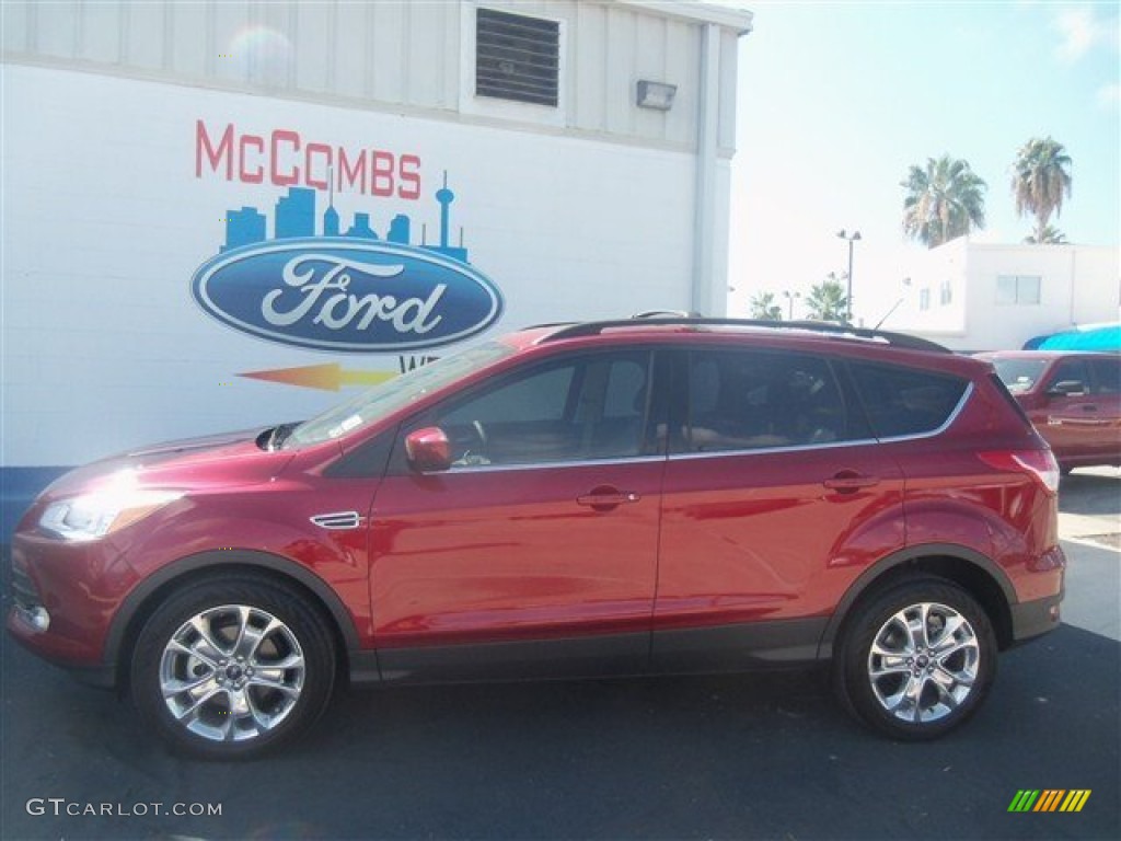 2013 Escape SE 1.6L EcoBoost - Ruby Red Metallic / Medium Light Stone photo #2