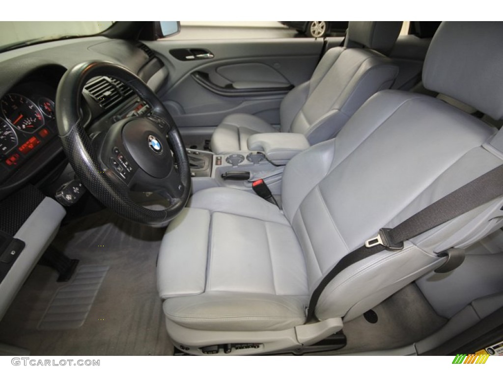 Grey Interior 2006 BMW 3 Series 330i Convertible Photo #69228591