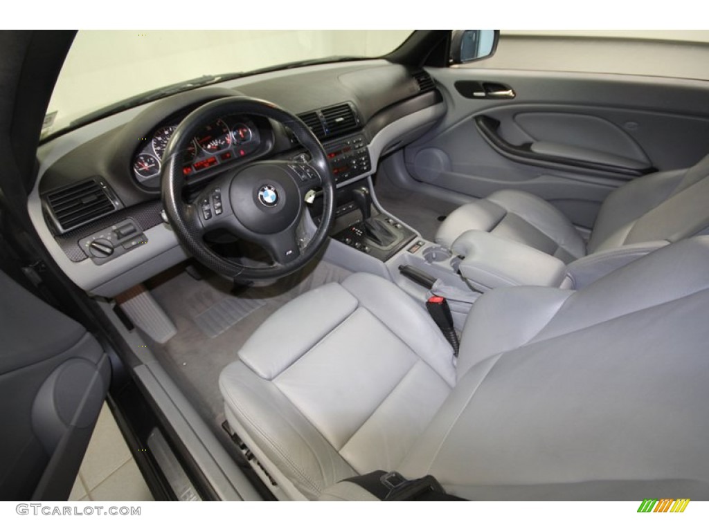 Grey Interior 2006 BMW 3 Series 330i Convertible Photo #69228684