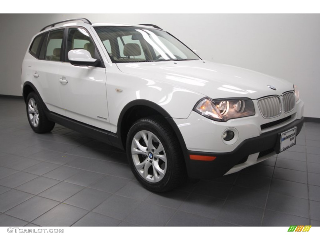 Alpine White BMW X3