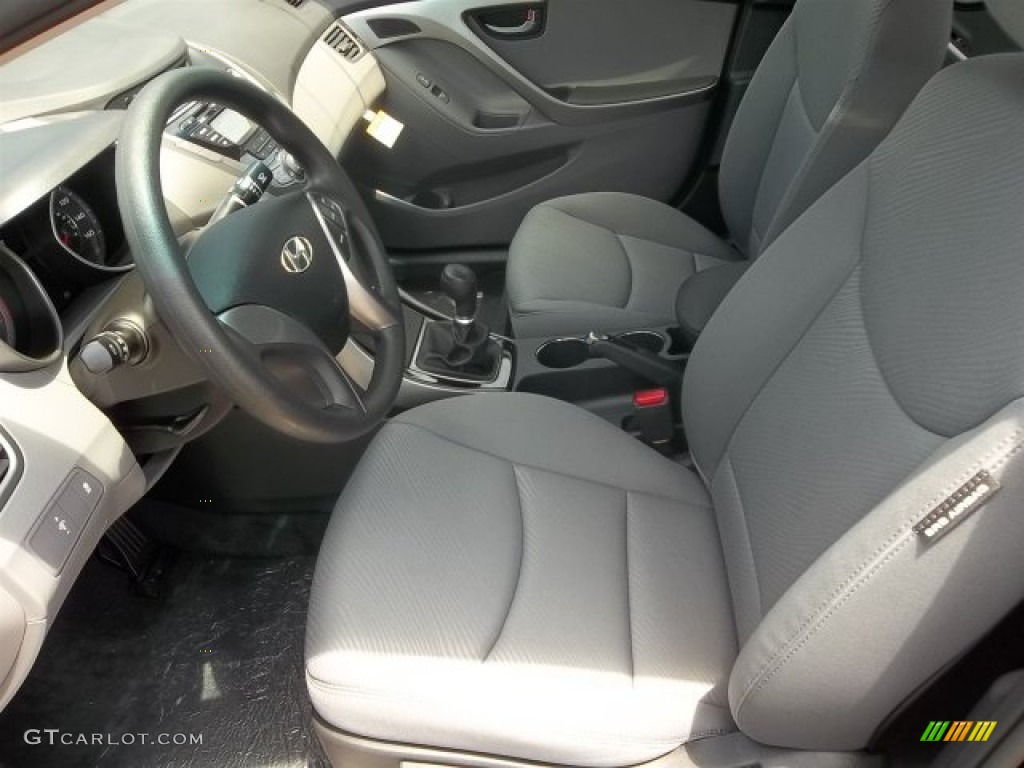 2013 Elantra GLS - Black / Gray photo #7