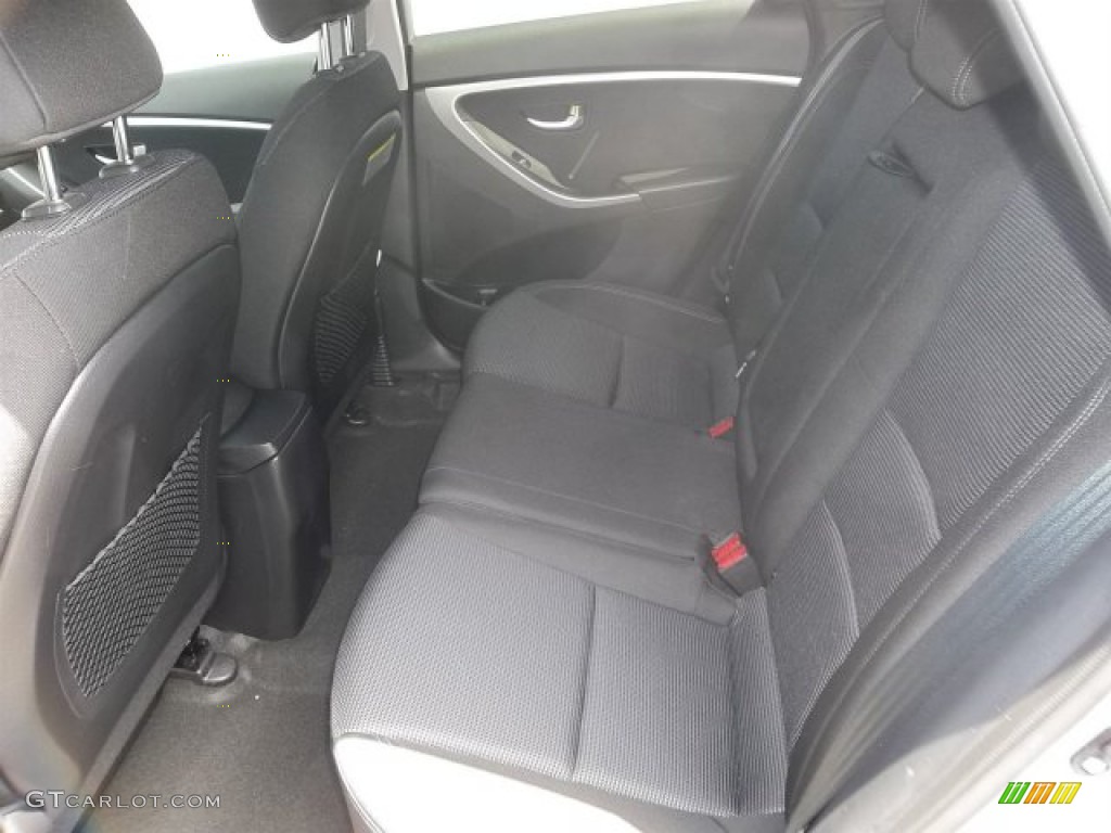 2013 Elantra GT - Shimmering Air Silver / Black photo #7