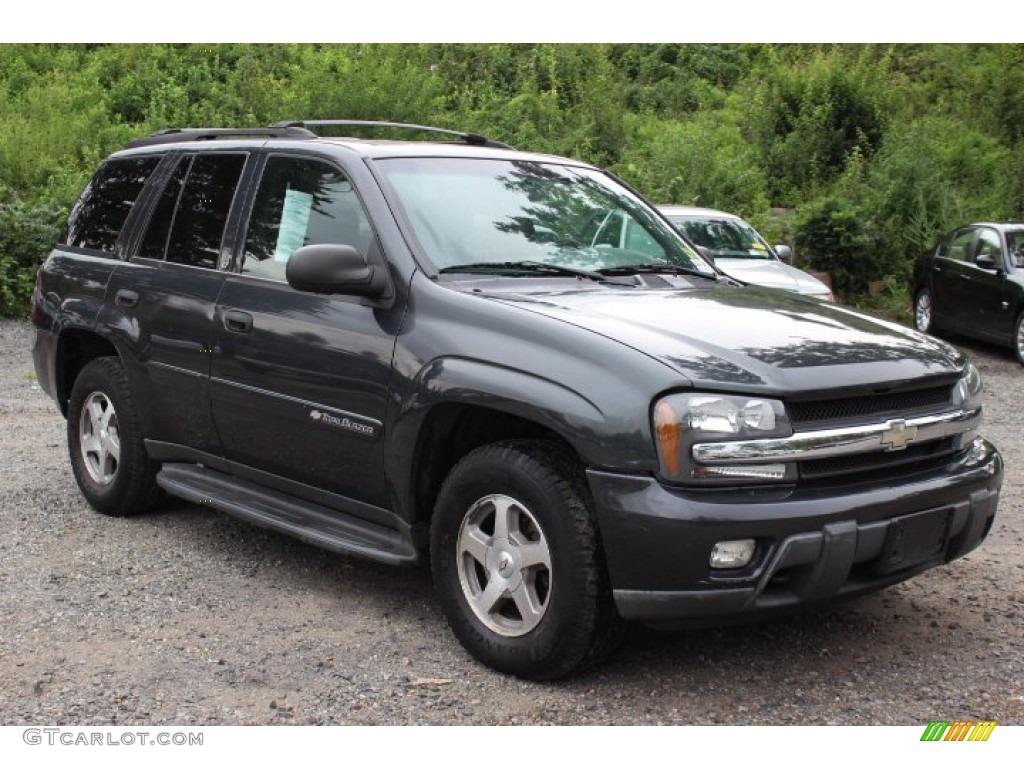 2003 TrailBlazer LT 4x4 - Dark Gray Metallic / Medium Pewter/Dark Pewter photo #3