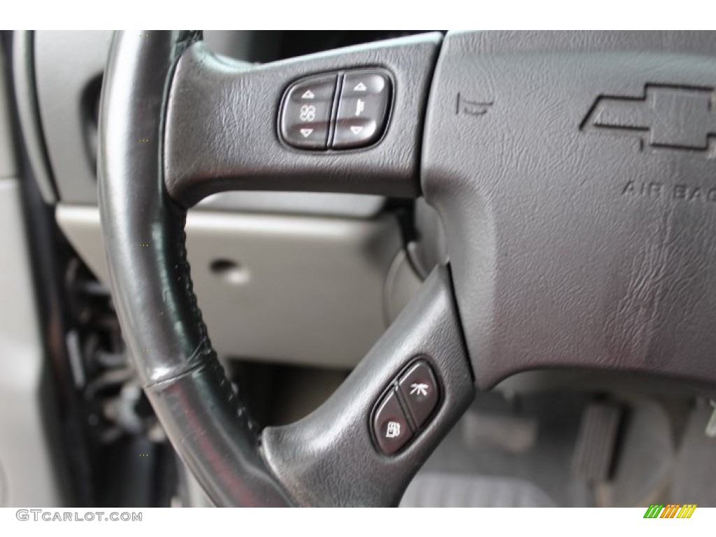 2003 TrailBlazer LT 4x4 - Dark Gray Metallic / Medium Pewter/Dark Pewter photo #16