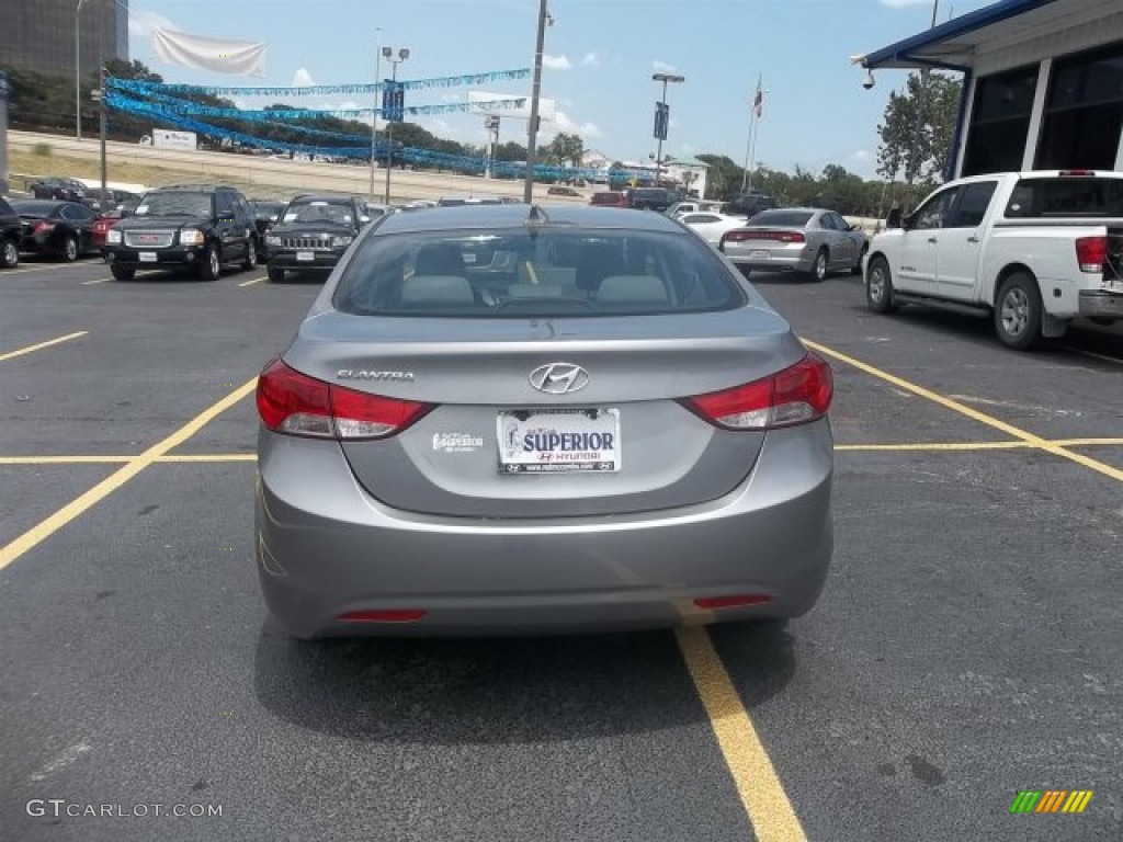 2013 Elantra GLS - Titanium Gray Metallic / Gray photo #3