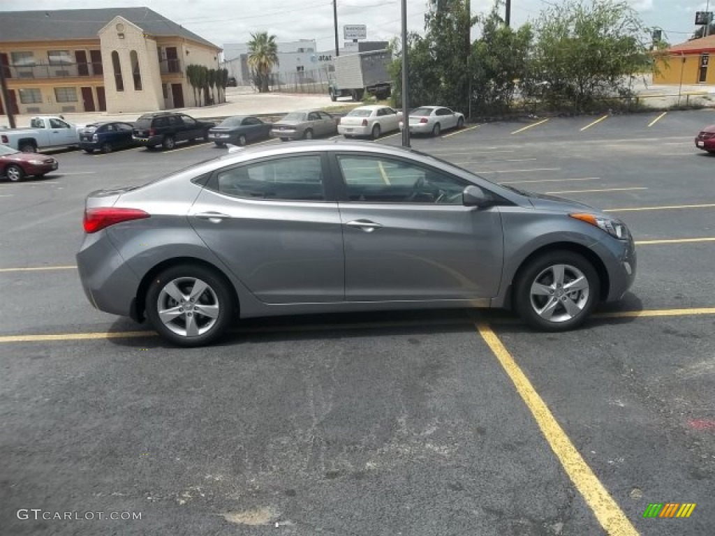 2013 Elantra GLS - Titanium Gray Metallic / Gray photo #4