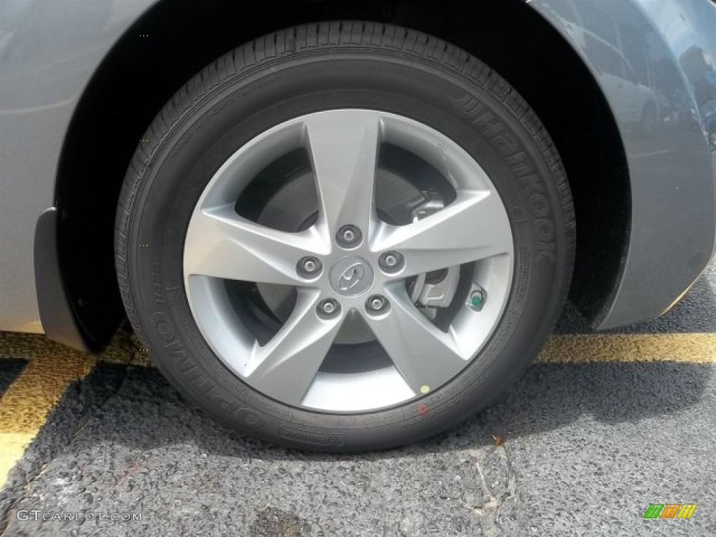 2013 Elantra GLS - Titanium Gray Metallic / Gray photo #5