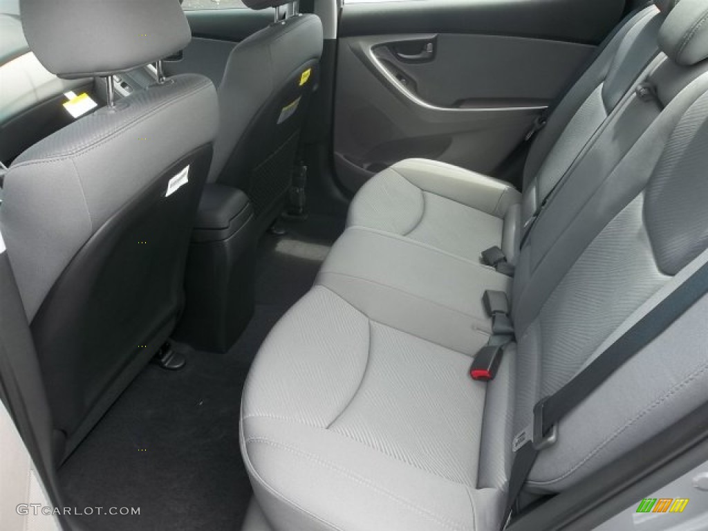 2013 Elantra GLS - Titanium Gray Metallic / Gray photo #6