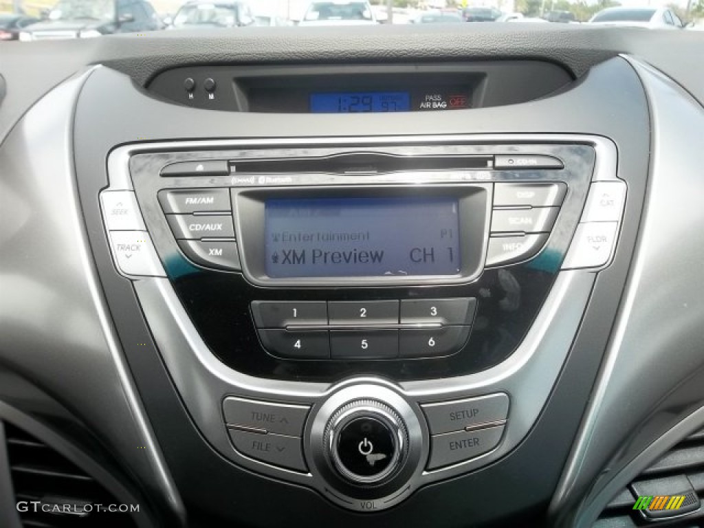 2013 Elantra GLS - Titanium Gray Metallic / Gray photo #10