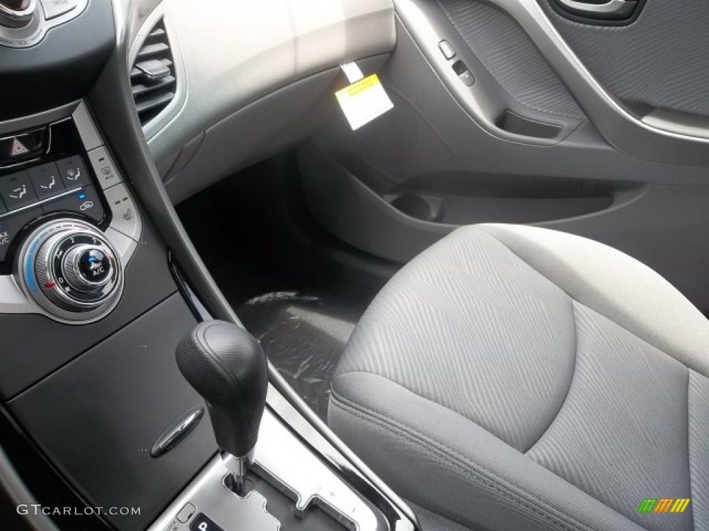 2013 Elantra GLS - Titanium Gray Metallic / Gray photo #12