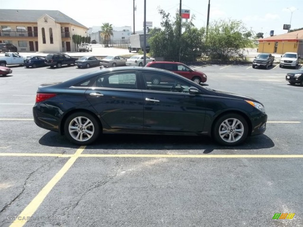 2013 Sonata Limited - Pacific Blue Pearl / Gray photo #3