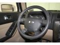 Light Cashmere/Ebony 2009 Hummer H3 X Steering Wheel