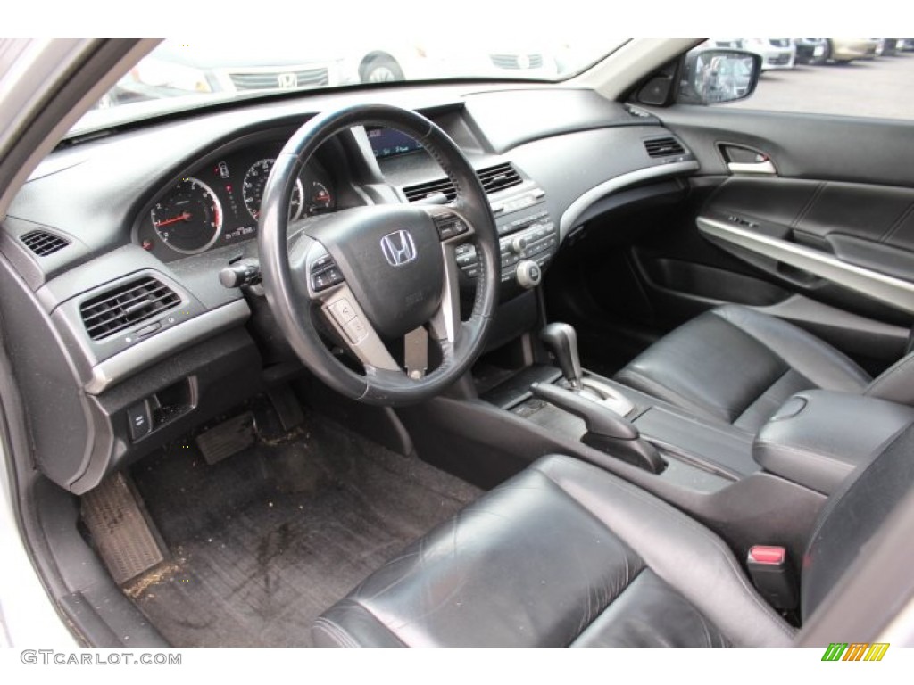 2010 Accord EX-L V6 Sedan - Alabaster Silver Metallic / Black photo #10