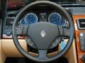 2006 Maserati Quattroporte Beige Interior Steering Wheel Photo