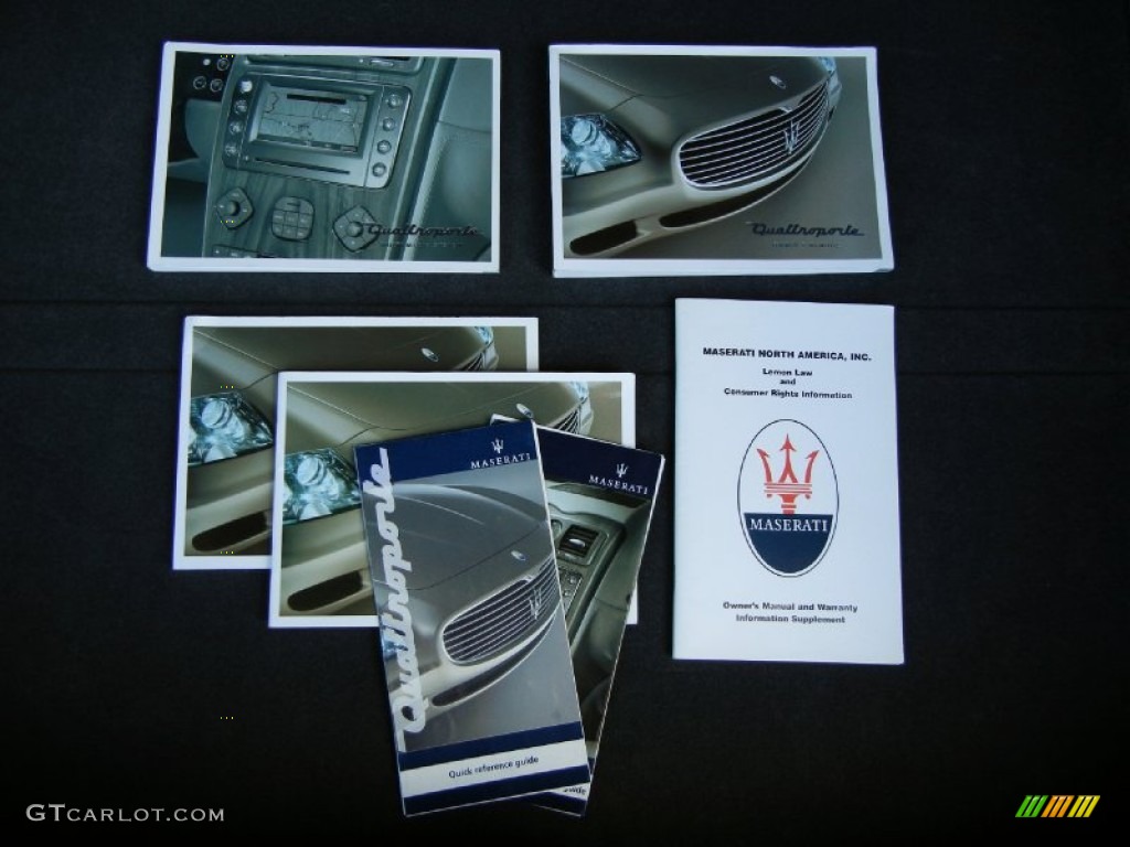 2006 Maserati Quattroporte Standard Quattroporte Model Books/Manuals Photo #69230427
