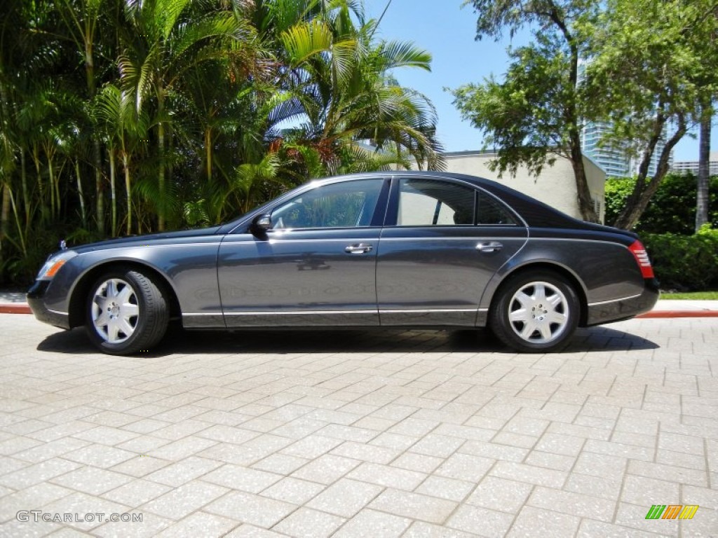 Caspian Black 2005 Maybach 57 Standard 57 Model Exterior Photo #69230577