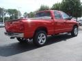 2007 Flame Red Dodge Ram 1500 Big Horn Edition Quad Cab 4x4  photo #4