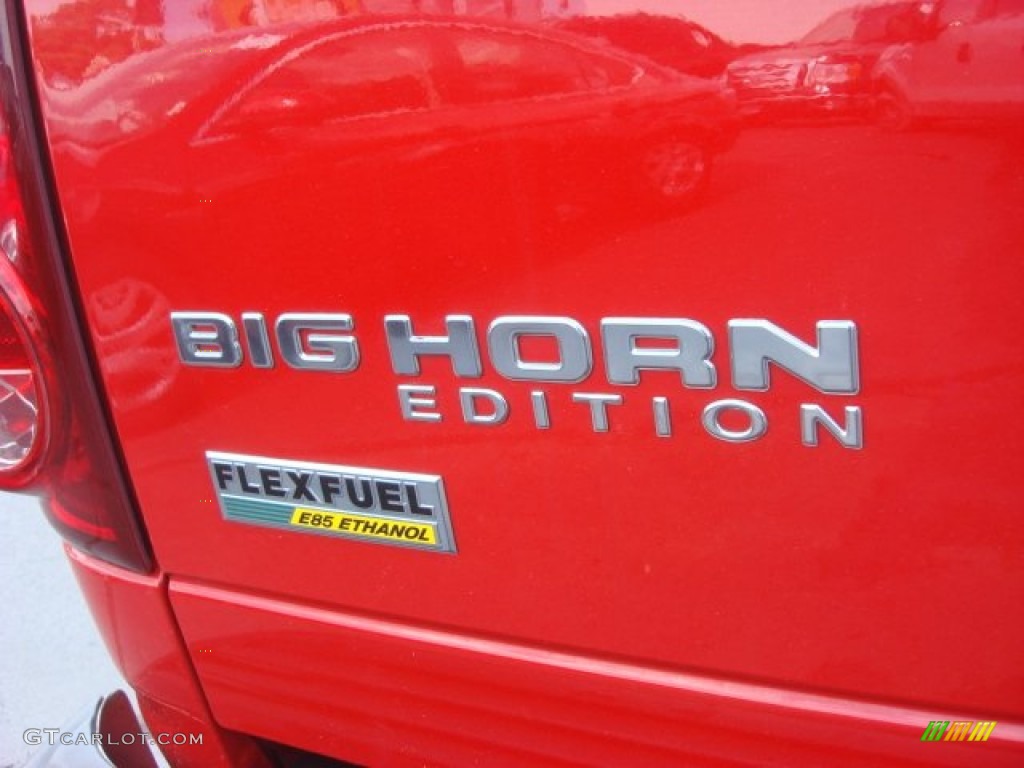 2007 Ram 1500 Big Horn Edition Quad Cab 4x4 - Flame Red / Medium Slate Gray photo #29