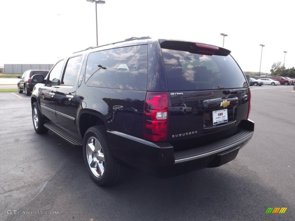 2013 Suburban LTZ - Black / Light Cashmere/Dark Cashmere photo #7