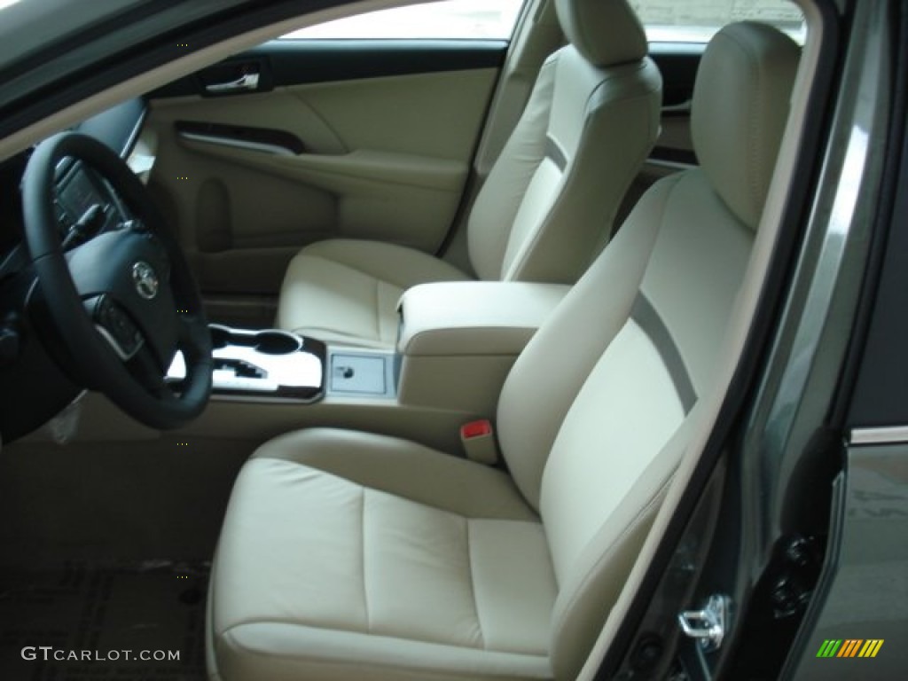 2012 Camry XLE - Cypress Green Pearl / Ivory photo #9