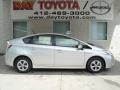 2012 Classic Silver Metallic Toyota Prius 3rd Gen Three Hybrid  photo #1