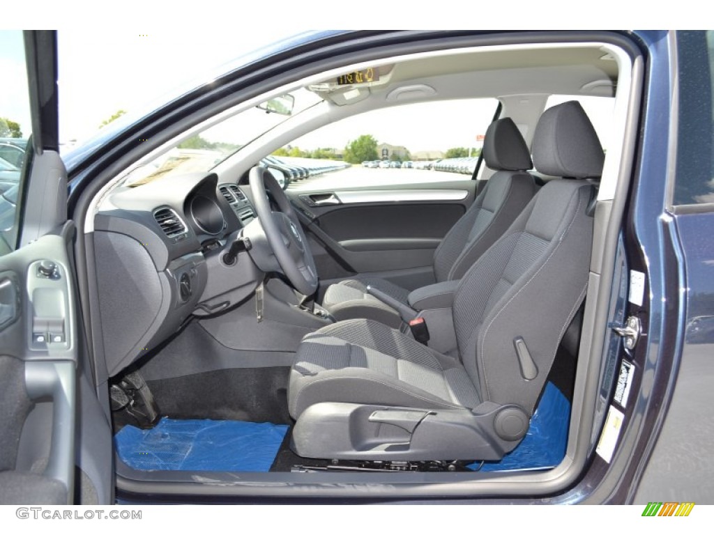 Titan Black Interior 2013 Volkswagen Golf 2 Door Photo #69233337
