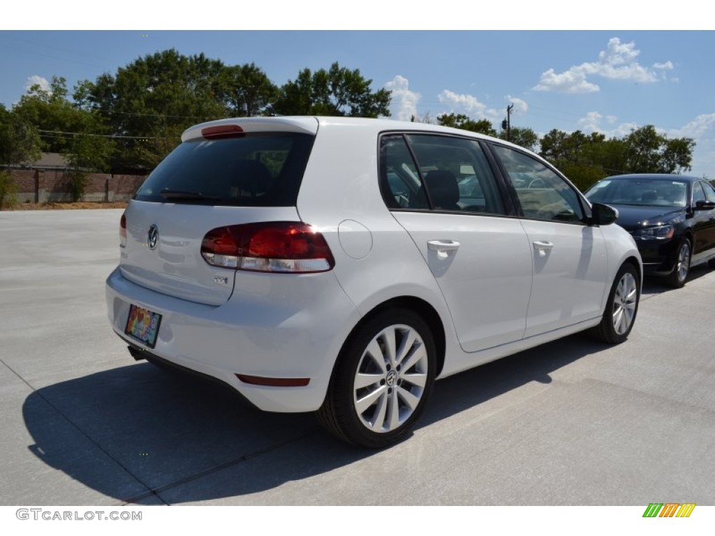 2013 Golf 4 Door TDI - Candy White / Titan Black photo #2