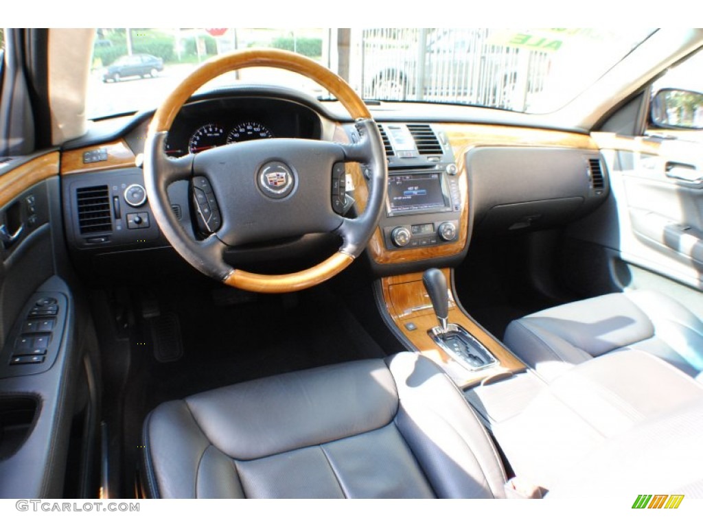 Ebony Interior 2011 Cadillac DTS Platinum Photo #69233949