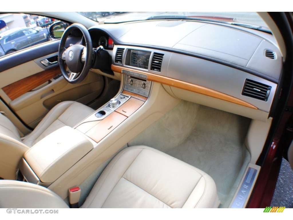 2010 XF Sport Sedan - Claret Red Metallic / Barley photo #11