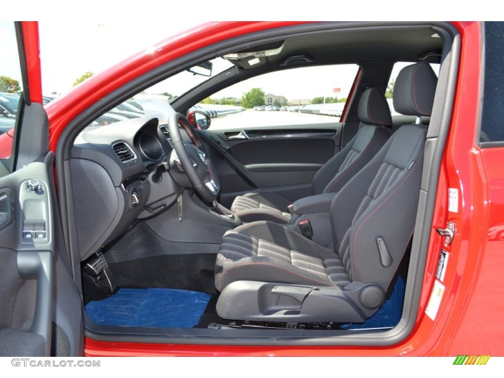 Interlagos Plaid Cloth Interior 2013 Volkswagen GTI 2 Door Photo #69234147