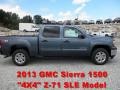 2013 Stealth Gray Metallic GMC Sierra 1500 SLE Crew Cab 4x4  photo #1