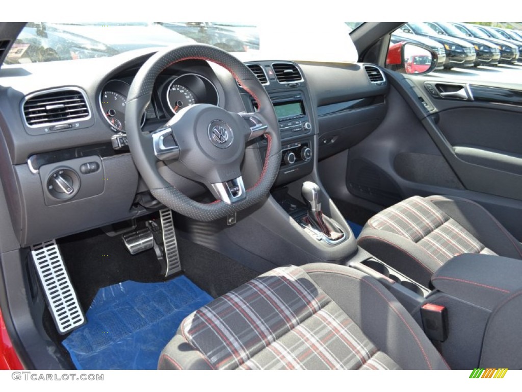 Interlagos Plaid Cloth Interior 2013 Volkswagen GTI 2 Door Photo #69234162