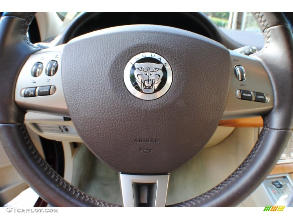 2010 XF Sport Sedan - Claret Red Metallic / Barley photo #26