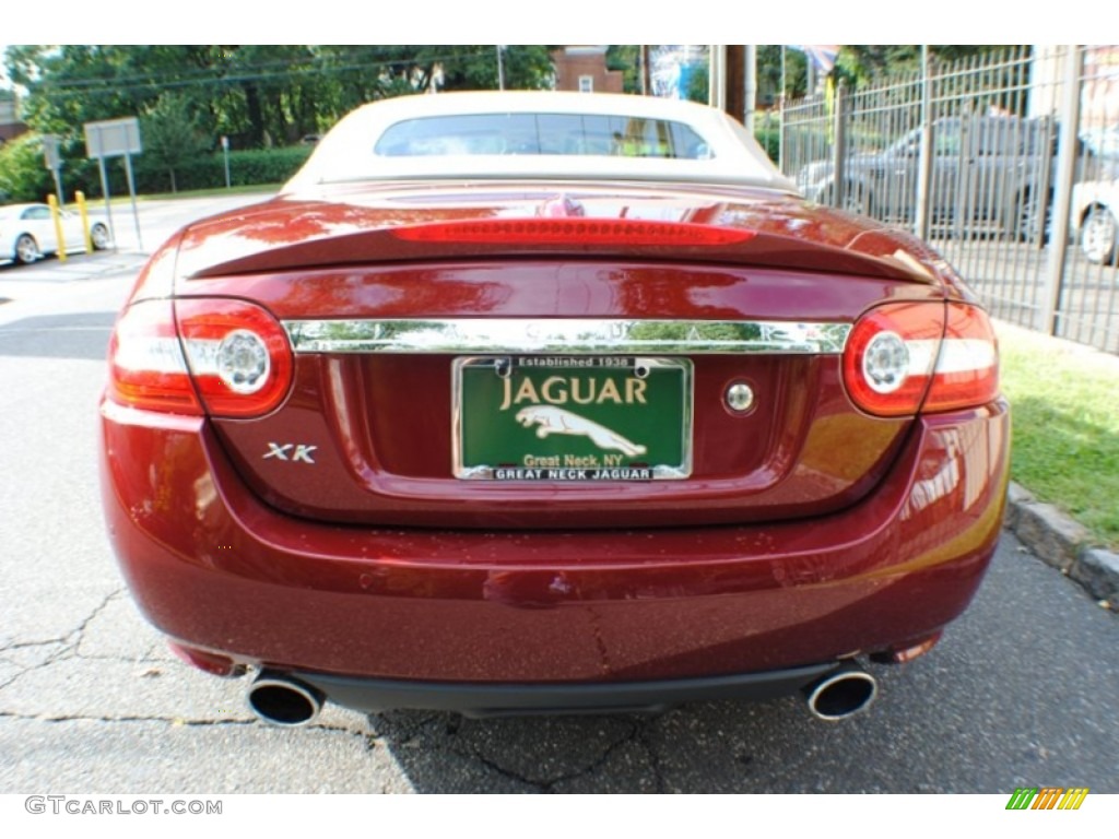 2010 XK XK Convertible - Claret Red Metallic / Caramel photo #5